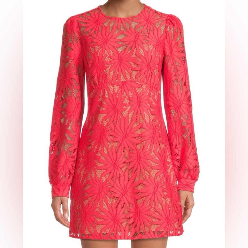 NWT MICHAEL MICHAEL KORS LACE MINI DRESS CORAL COLOR 🛍️💖 #michaelkorsdress